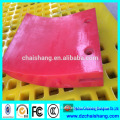 primary MDI polyurethane belt sweeper for cleaning material